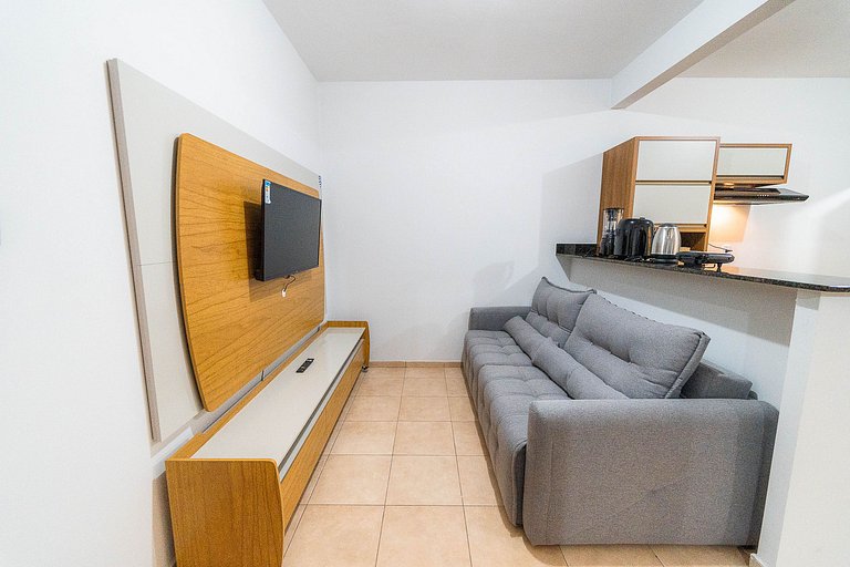 Ap 75m2, 2 Bedrooms/suite, Up to 7 Guests, WI-FI 1G, Jr Cati