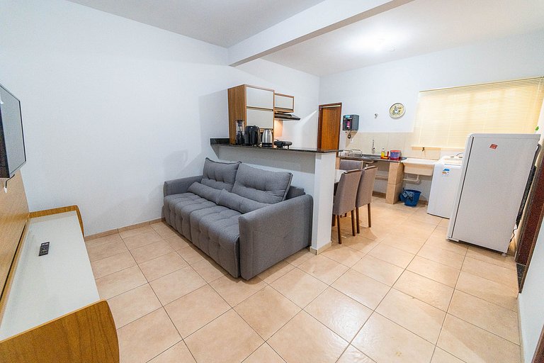 Ap 75m2, 2 Bedrooms/suite, Up to 7 Guests, WI-FI 1G, Jr Cati