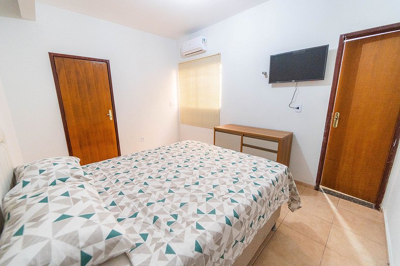 Ap 75m2, 2 Bedrooms/suite, Up to 7 Guests, WI-FI 1G, Jr Cati