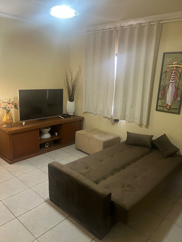 Casa, Até 7Hóspedes, 5minutos da Praia, Garagem, Wi-fi 300Mb